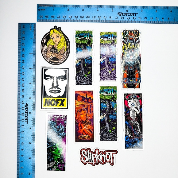 90s/2000s/Y2K Alt/Rock Pop Punk Music Bands (10) Sticker Lot Slipknot 311 Blink - Picture 13 of 14